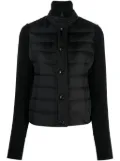 Moncler Grenoble logo-patch padded-panel jacket - Black