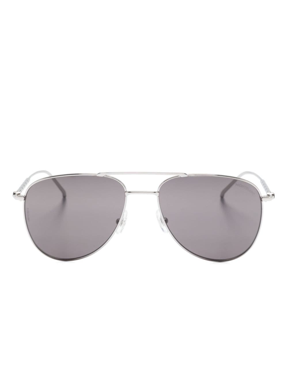 Montblanc Pilot-frame Sunglasses In Grey