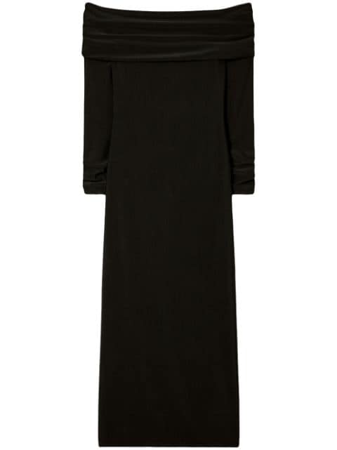 Tory Burch off-shoulder long-sleeved dress