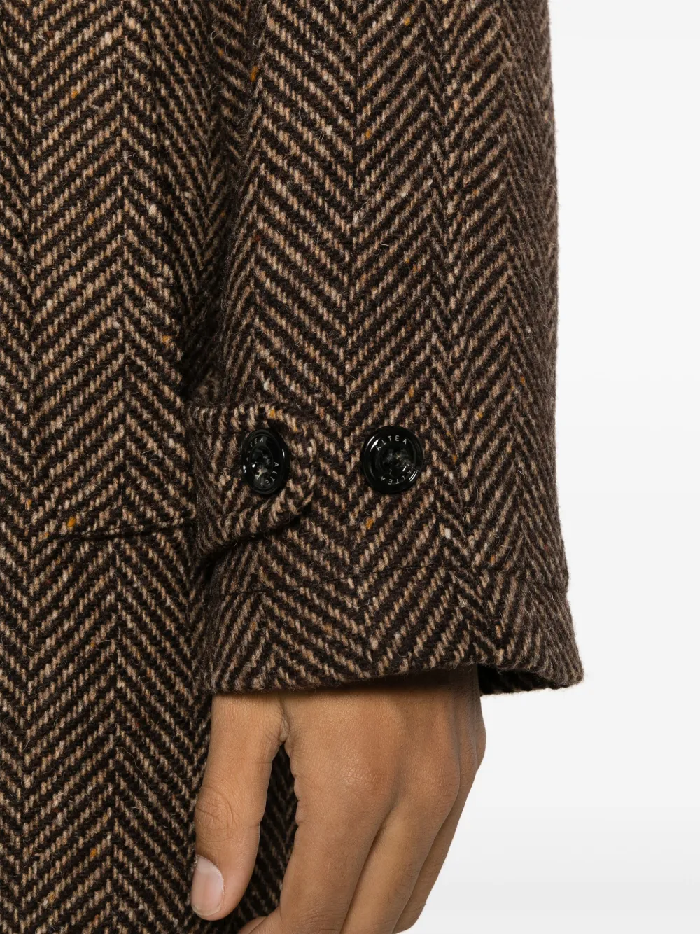 Altea Jas met chevron streep Bruin