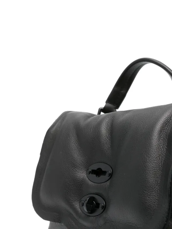 Zanellato Mini Postina Leather Bag | Black | FARFETCH