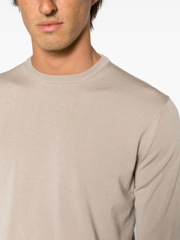 ZANONE ベージュ クルーネックセーター Zanone クルーネック セーター | ニュートラル | FARFETCH JP