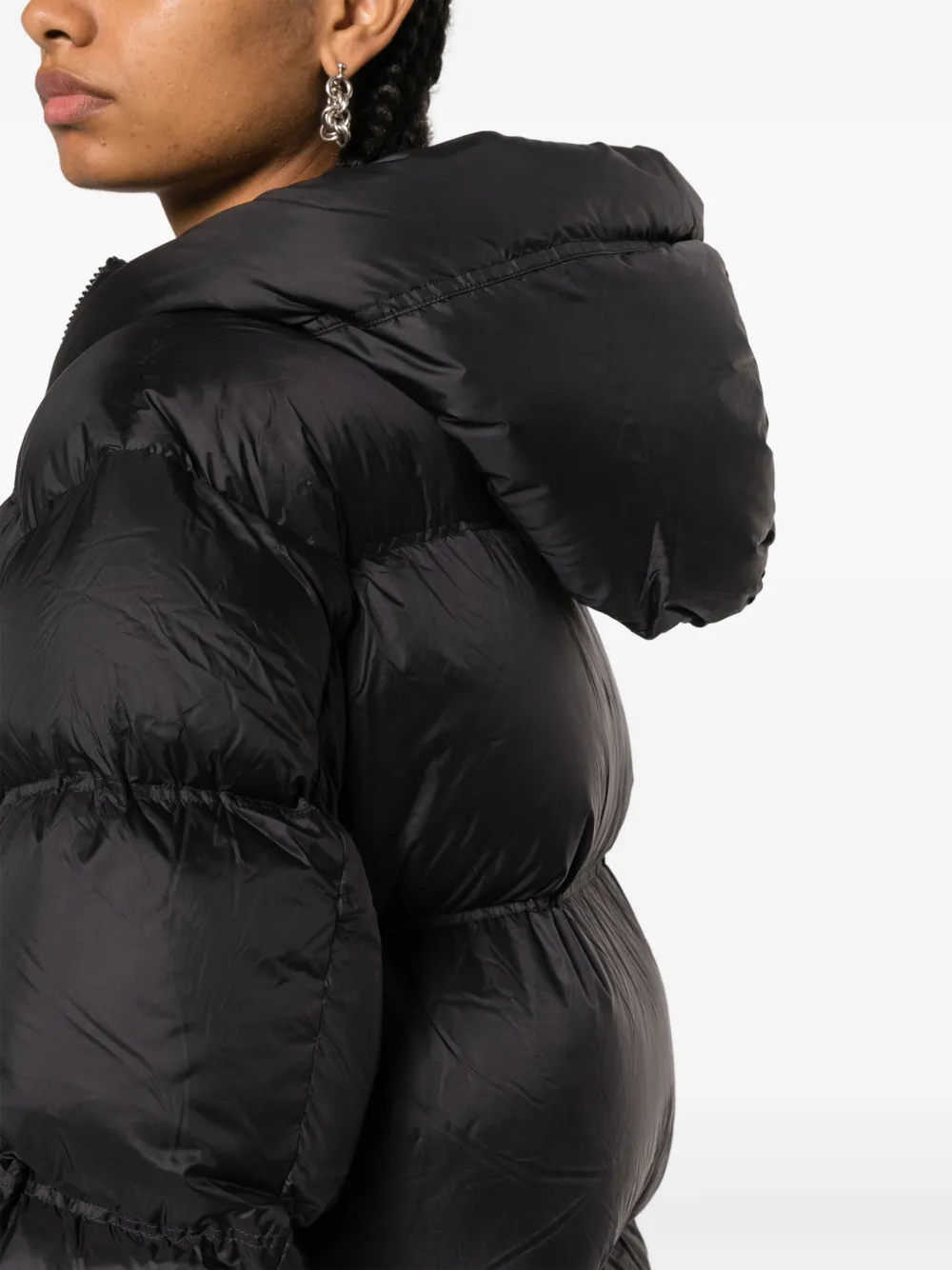 Filippa K quilted padded jacket - Zwart
