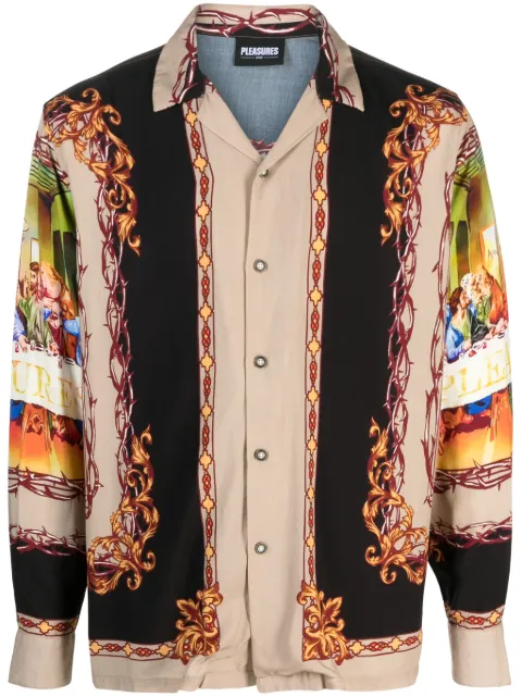 Pleasures Supper button-down shirt