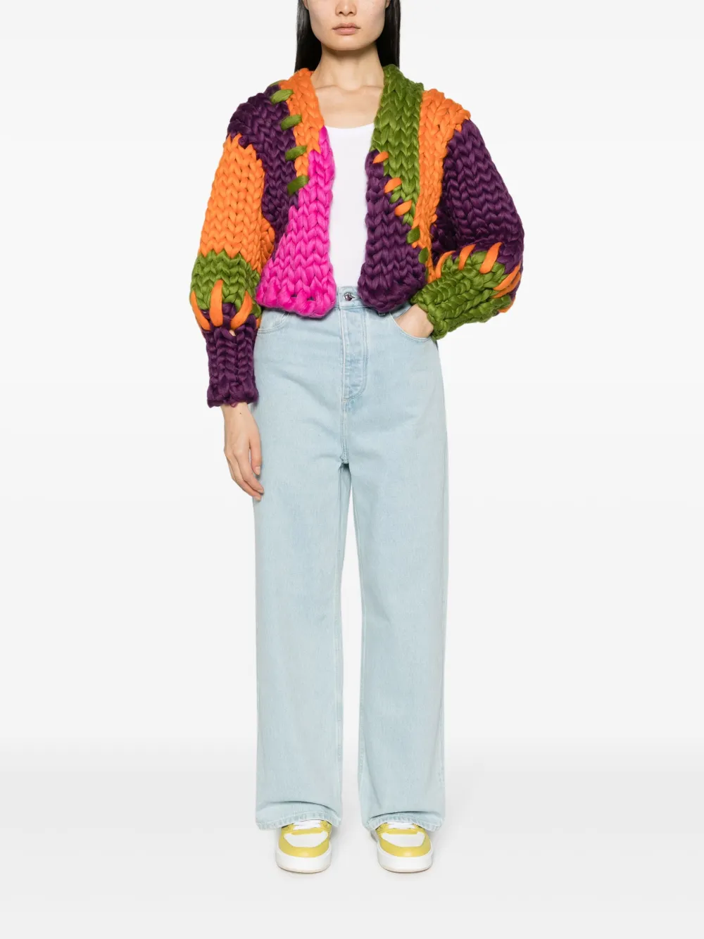 HOPE MACAULAY Vest met colourblocking - Groen