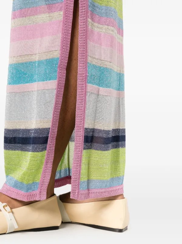 Suboo Zephyr Striped Maxi Dress | Pink | FARFETCH JO