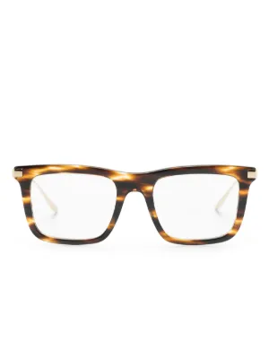 Miu Miu Eyewear square-frame Glasses | Brown | FARFETCH CA