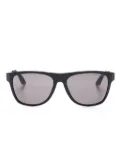 Montblanc D-frame logo sunglasses - Black