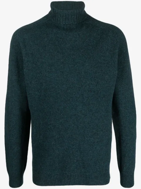 Sunspel roll-neck lambs-wool jumper