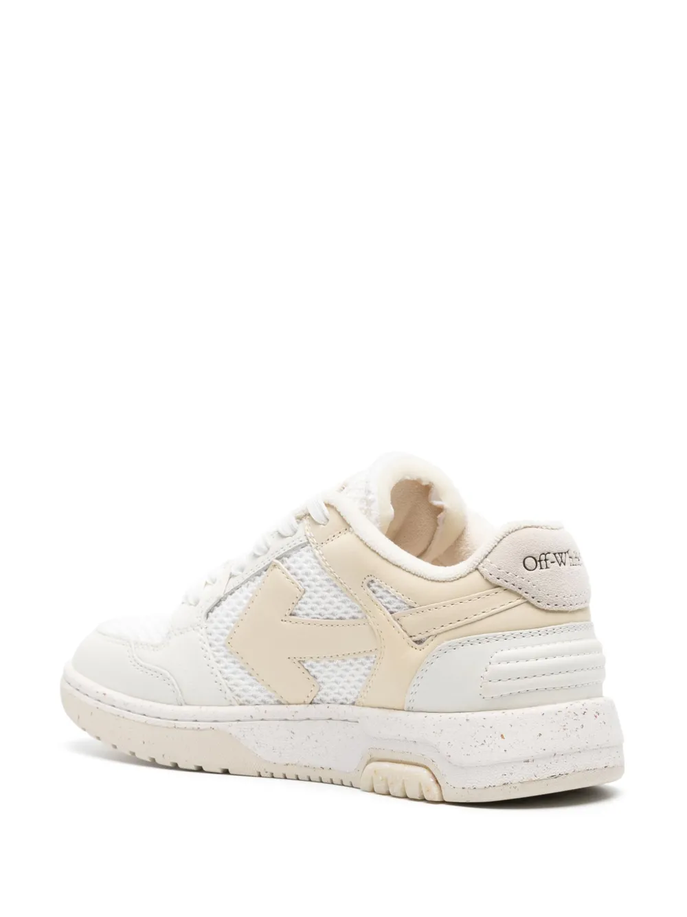 Shop Off-white Out Of Office Leather Sneakers In White