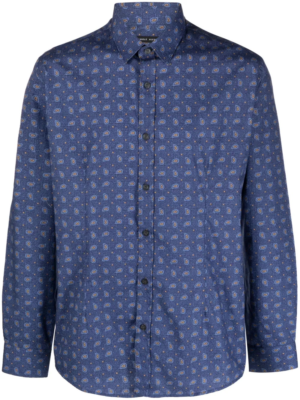 Daniele Alessandrini Overhemd met paisley-print Blauw