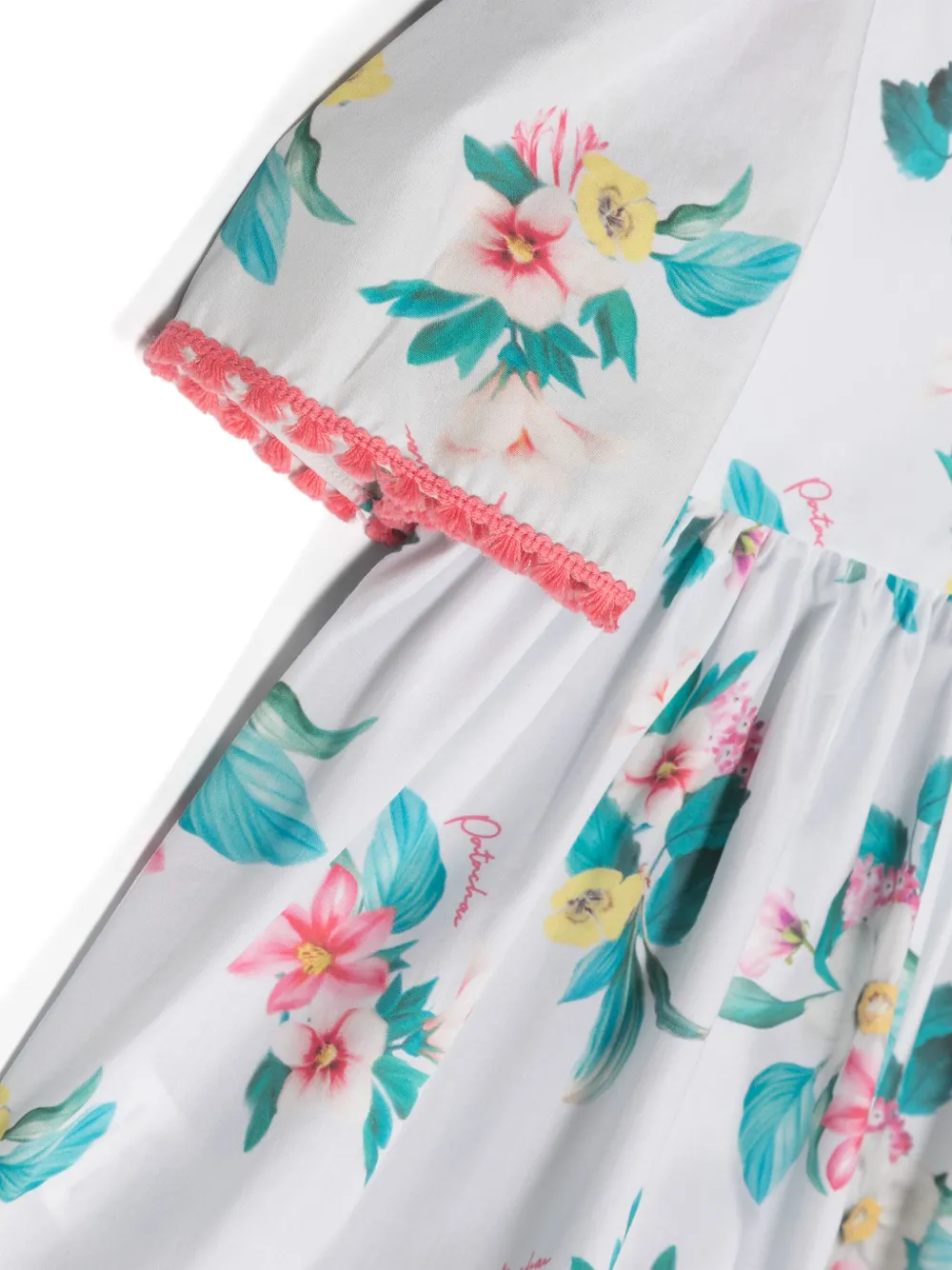 Patachou Jurk met bloemenprint Wit