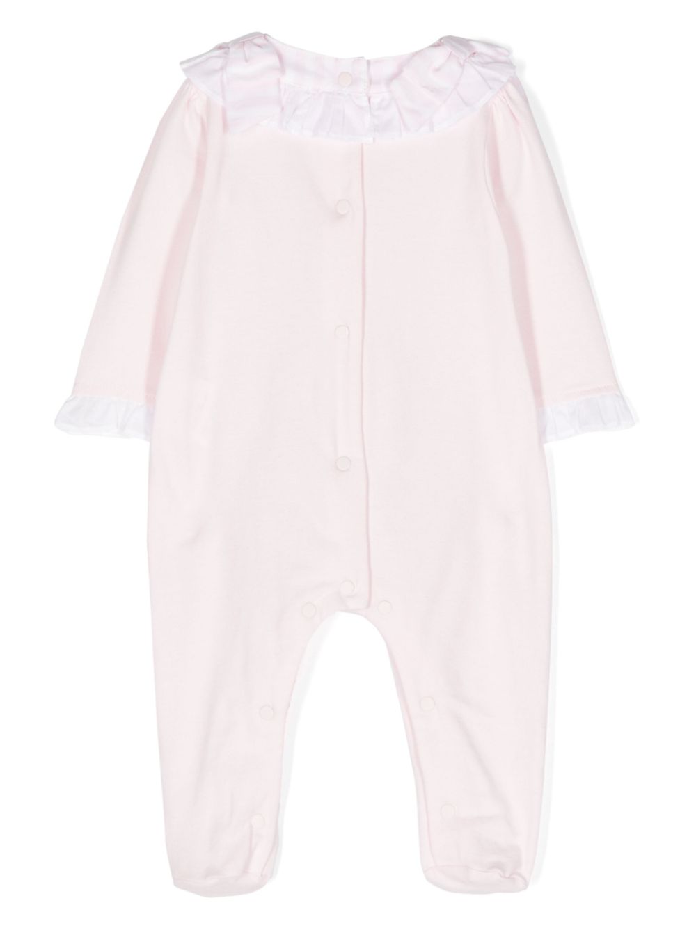 Patachou ruffle-trim long-sleeve pyjamas - Pink