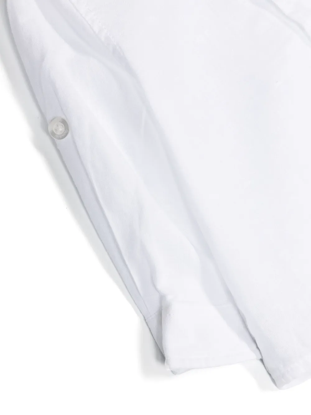 Patachou Shirt met geborduurd logo van linnenblend Wit