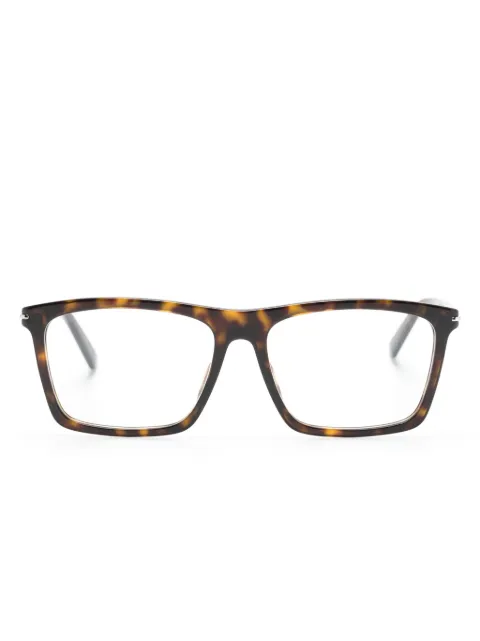 Gucci Eyewear lentes GG1445O con armazón cuadrada estilo carey