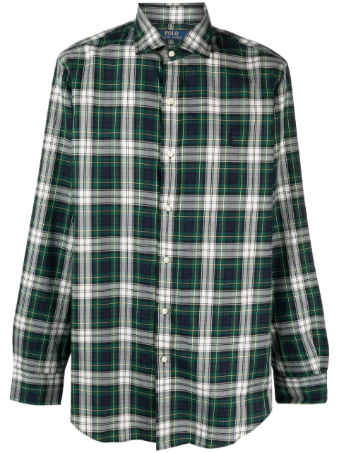 Polo Ralph Lauren camisa oxford con cuadros estampados