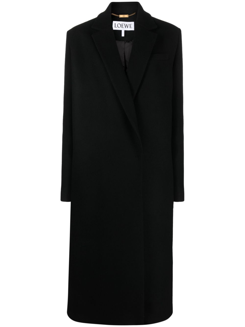 LOEWE double-breasted tailored wool coat Women