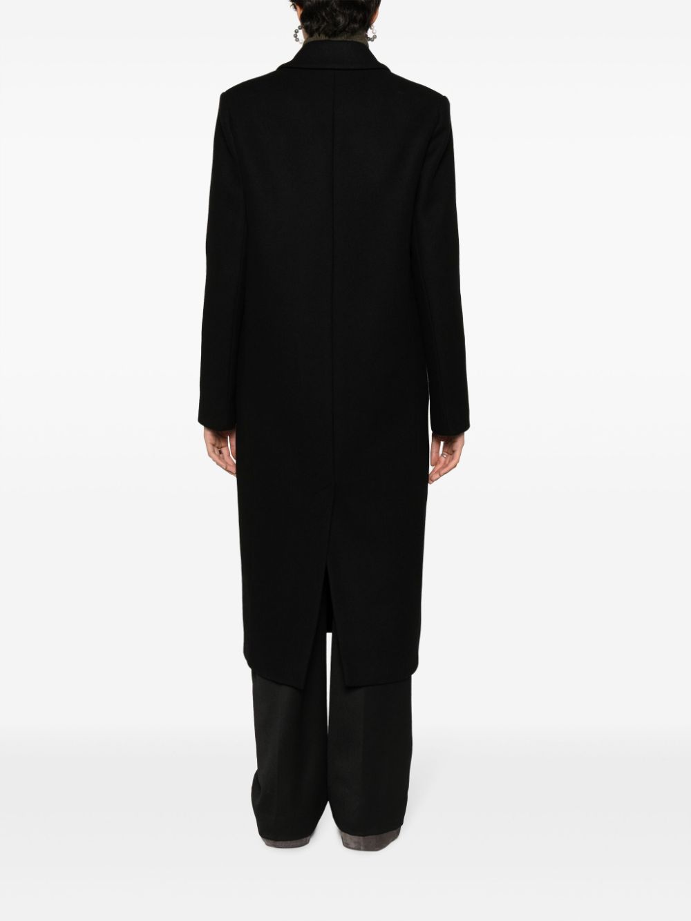 LOEWE double-breasted tailored wool coat Women