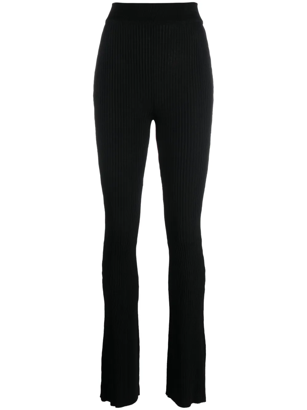 Suboo Alfie High-waist Flared Trousers In Schwarz
