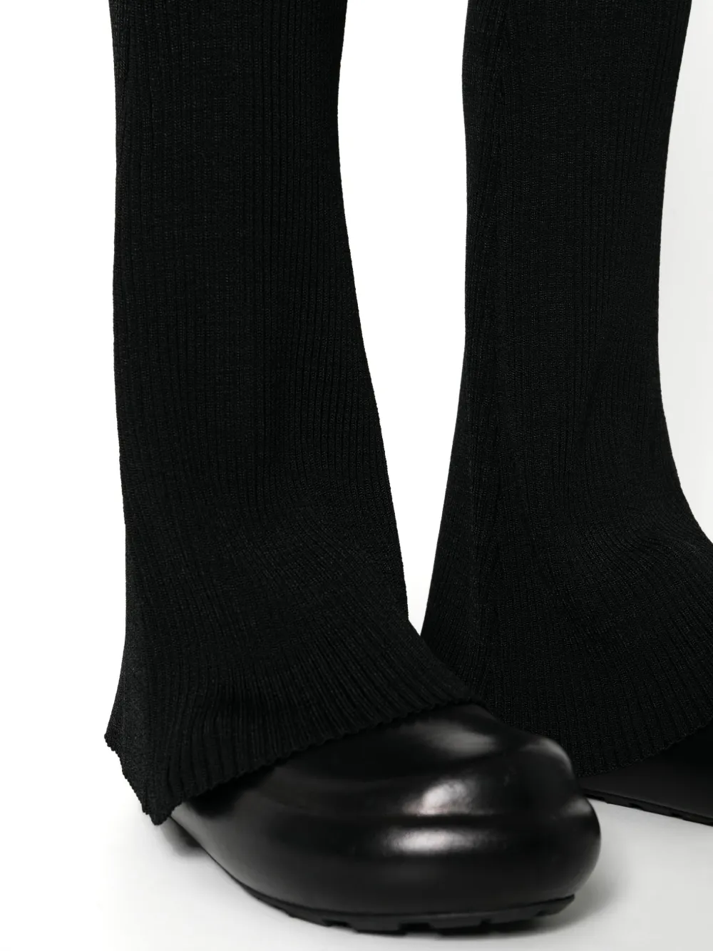 Suboo Alfie High-waist Flared Trousers In Schwarz