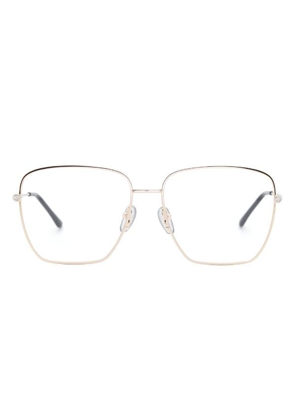 Gucci Eyewear GG14140 方形镜框眼镜- Farfetch