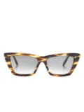 Saint Laurent Eyewear Mica cat-eye sunglasses - Brown