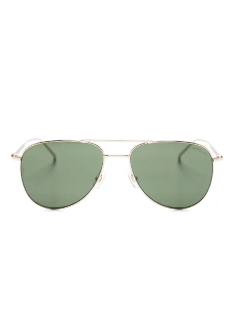 Montblanc metallic pilot-frame sunglasses