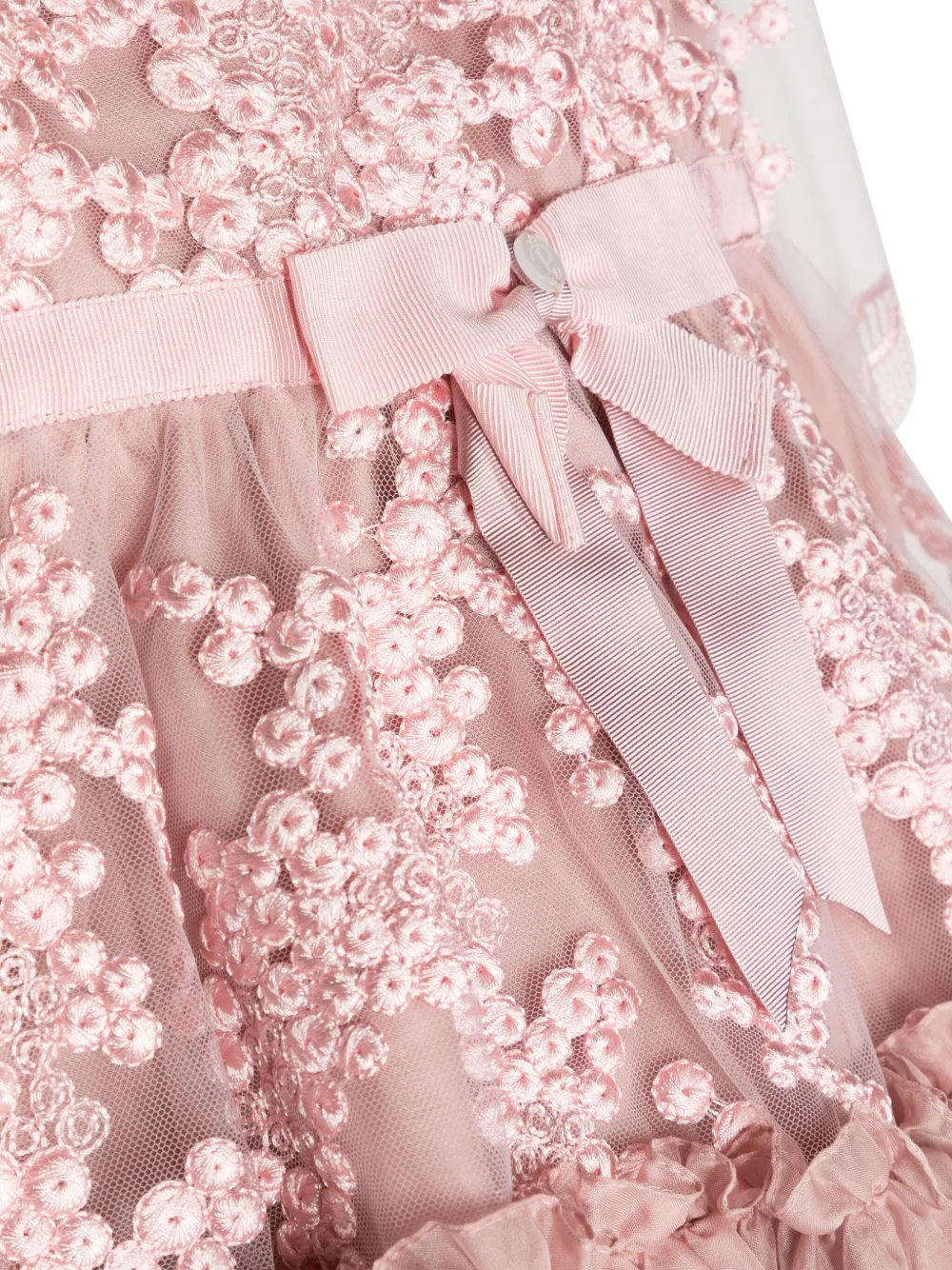 Patachou Gelaagde jurk met bloemapplicatie Roze