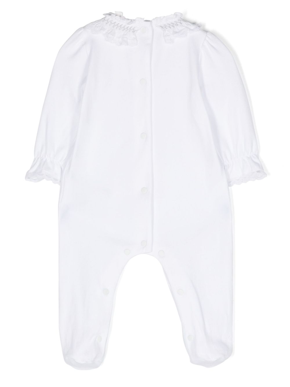 Patachou lace-trim pyjamas - White