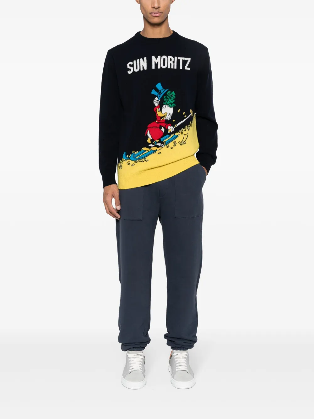 MC2 Saint Barth x Disney intarsia trui - Blauw