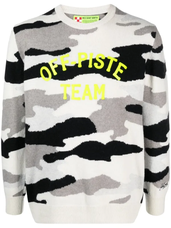 Off white hot sale camouflage pullover