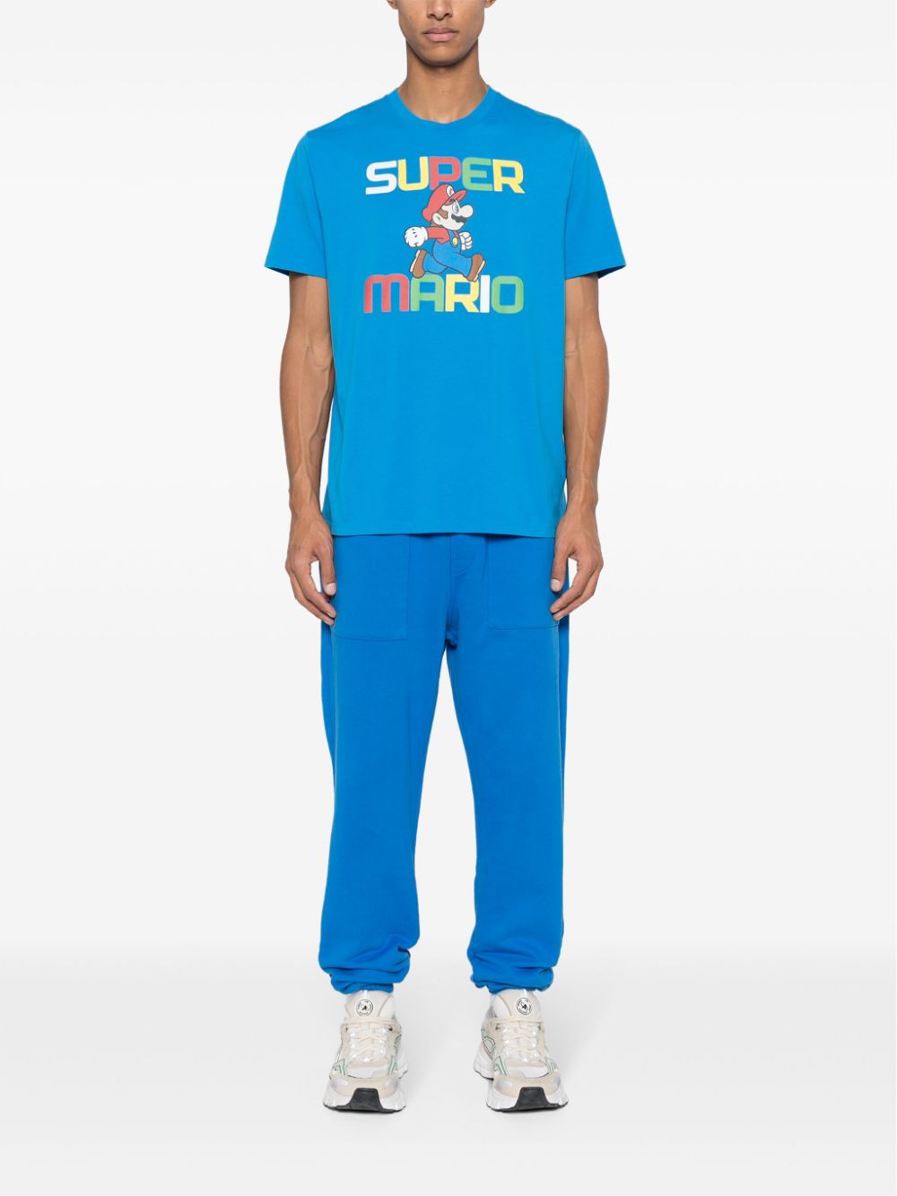 MC2 Saint Barth Katoenen T-shirt met print - Blauw