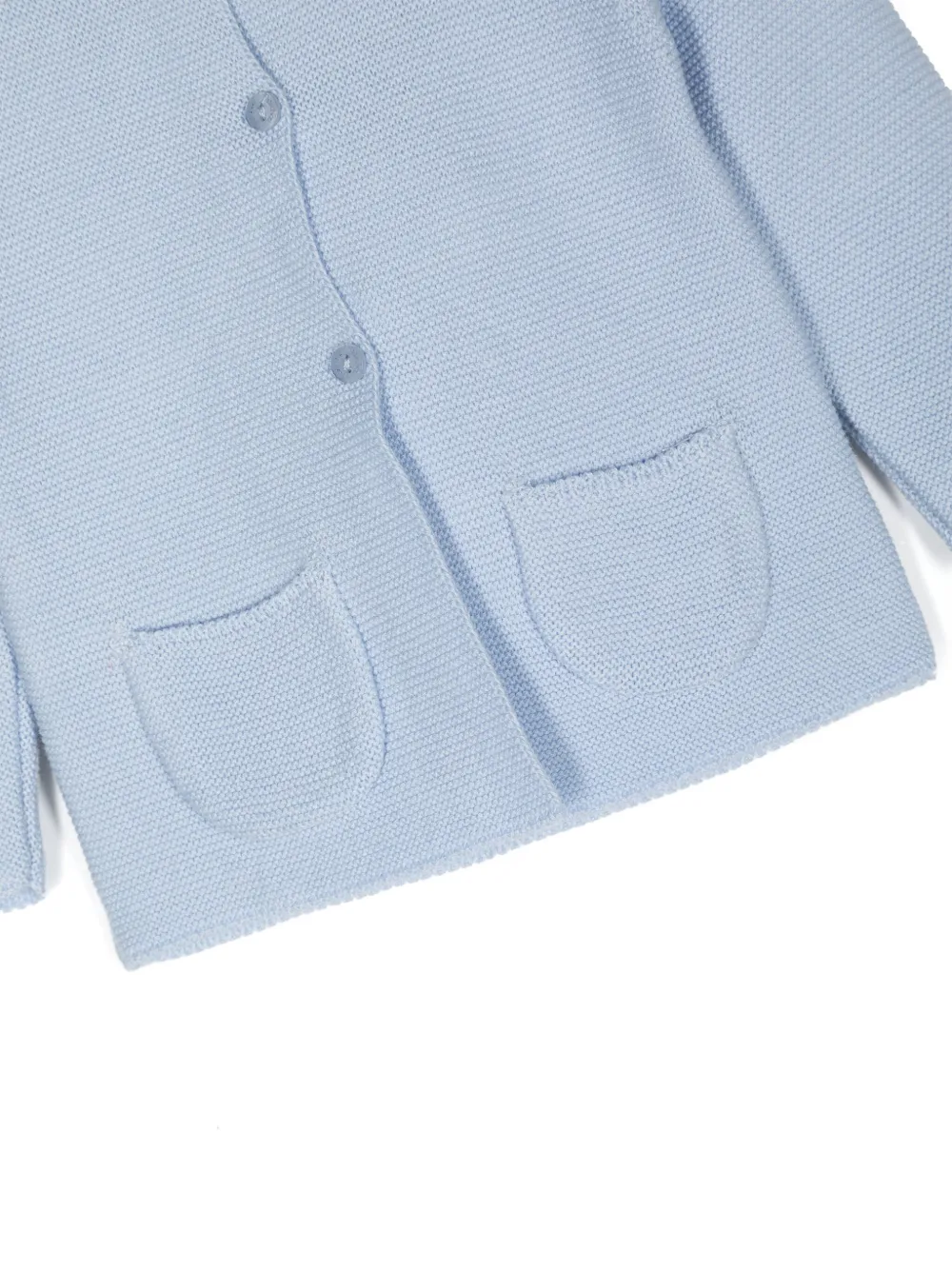 Patachou Gebreid vest met knopen Blauw