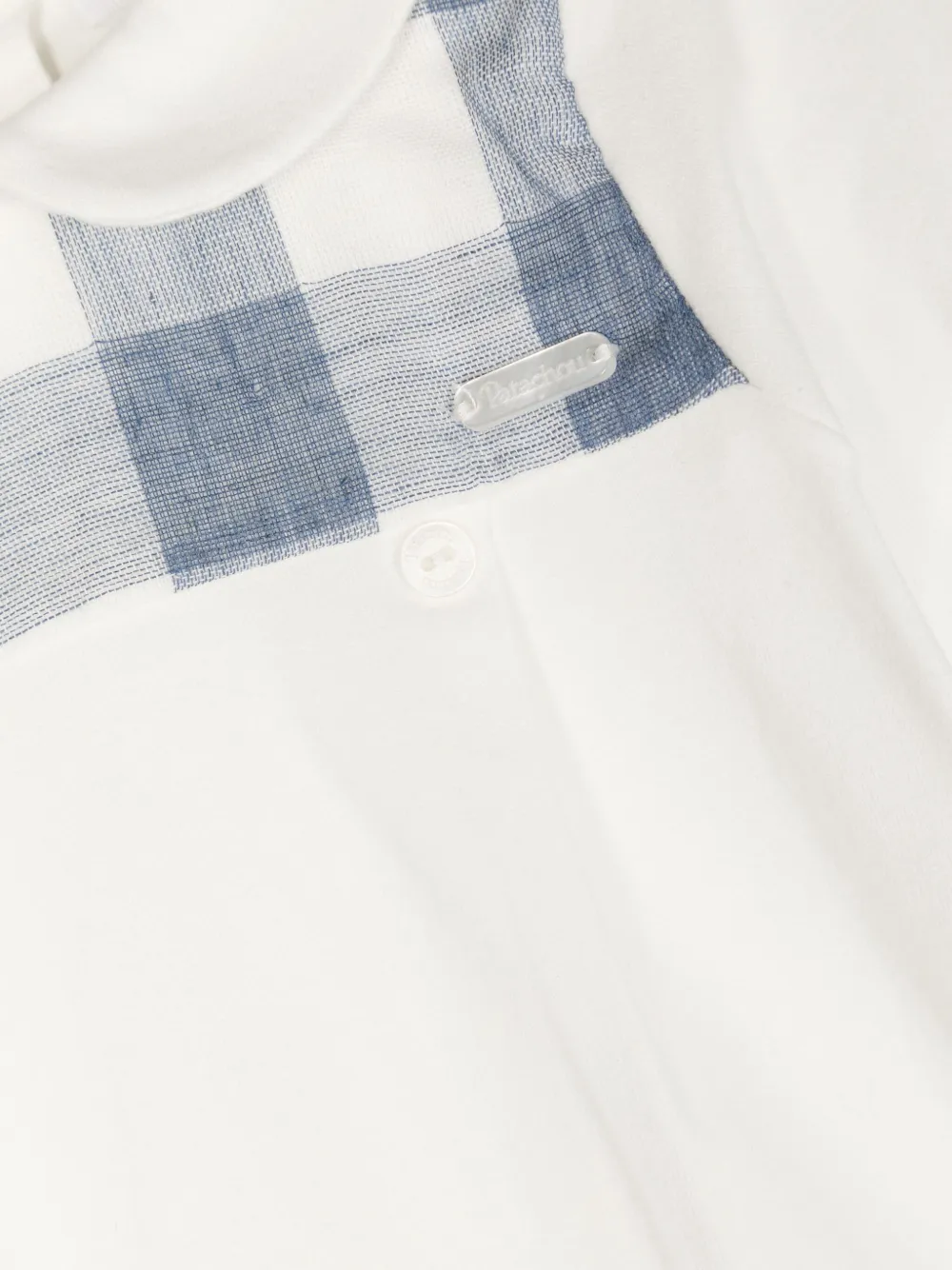 Patachou Pyjama met geplooid detail Wit