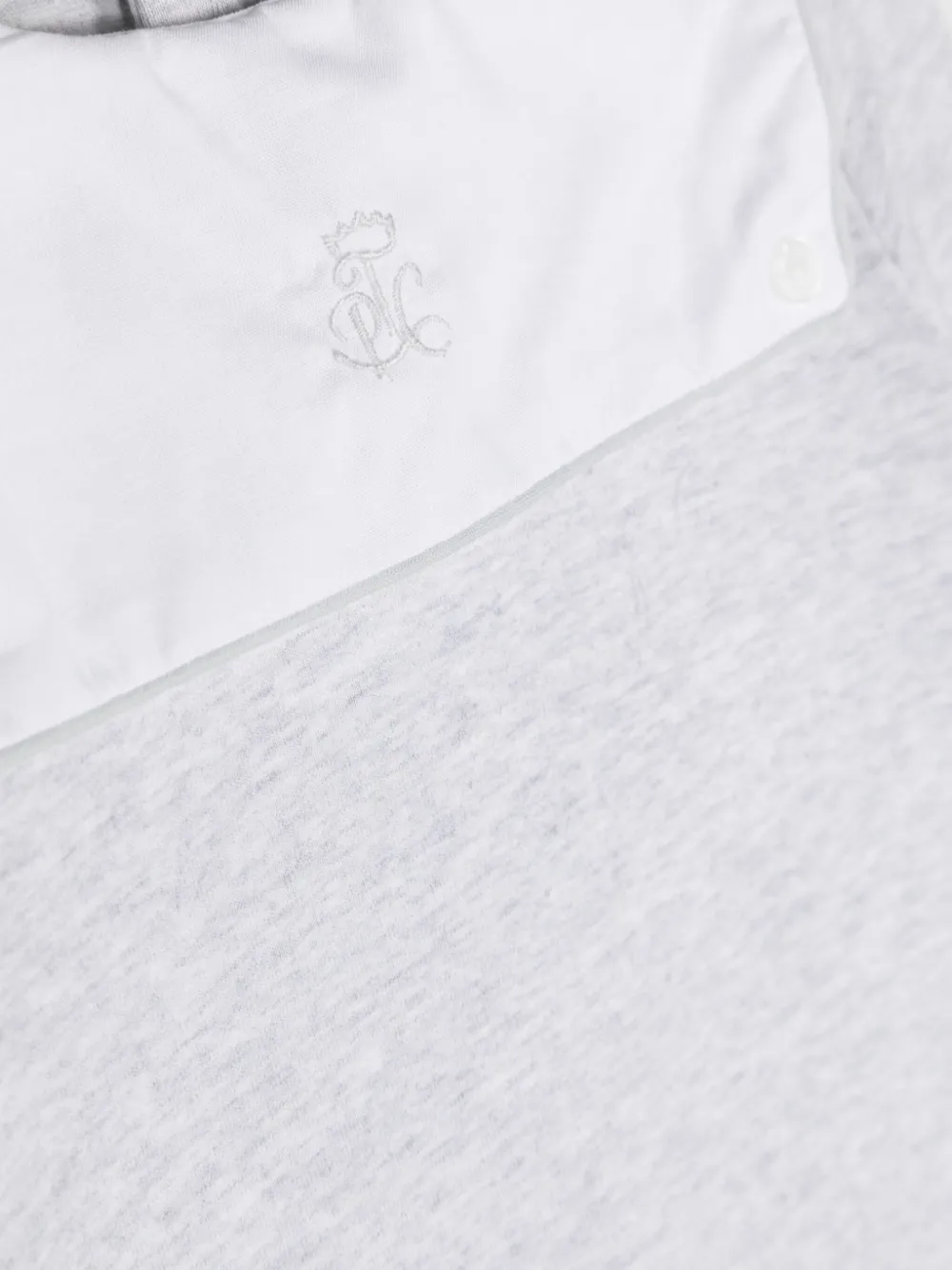 Patachou Pyjama met geborduurd logo Grijs