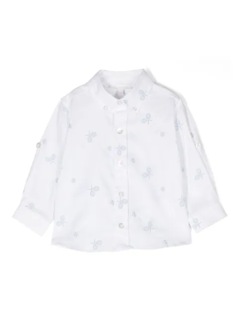 Patachou racquet-embroidered shirt