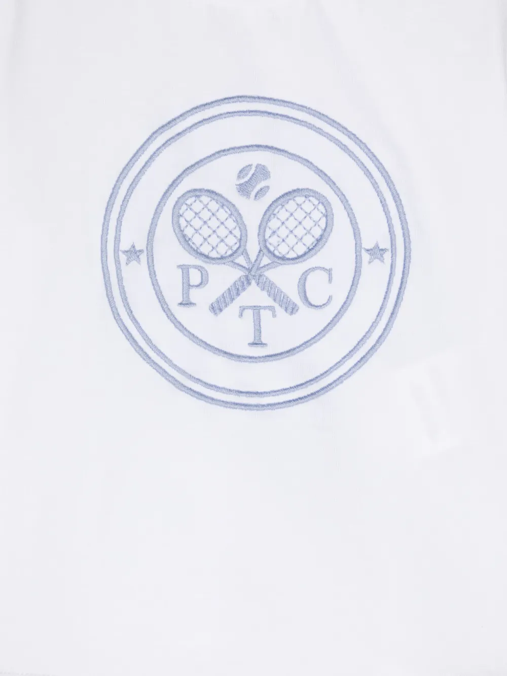 Patachou T-shirt met geborduurd logo Wit