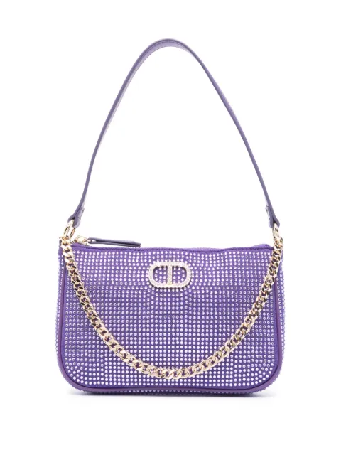 TWINSET Petite rhinestone-embellished shoulder bag