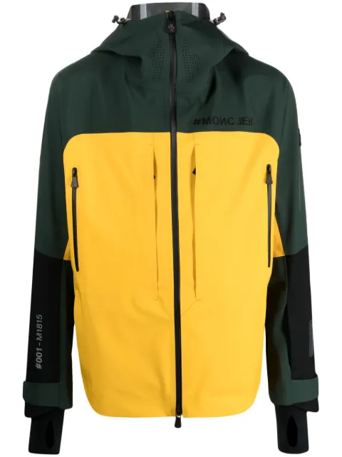 Moncler Grenoble Brizon colour-block hooded jacket
