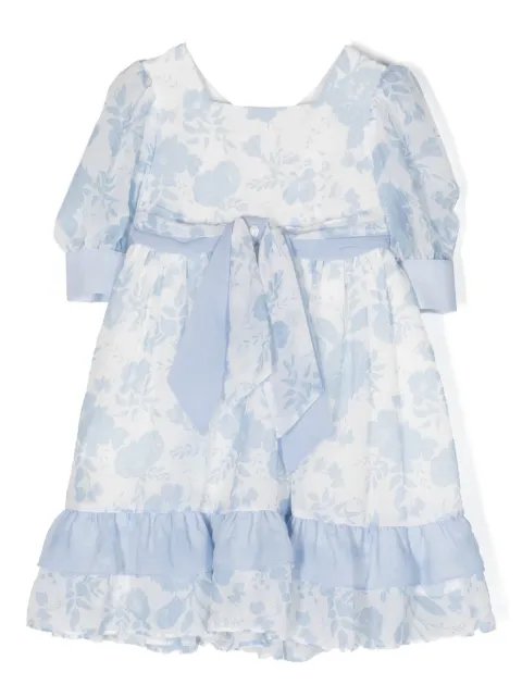 Patachou floral-print belted dress