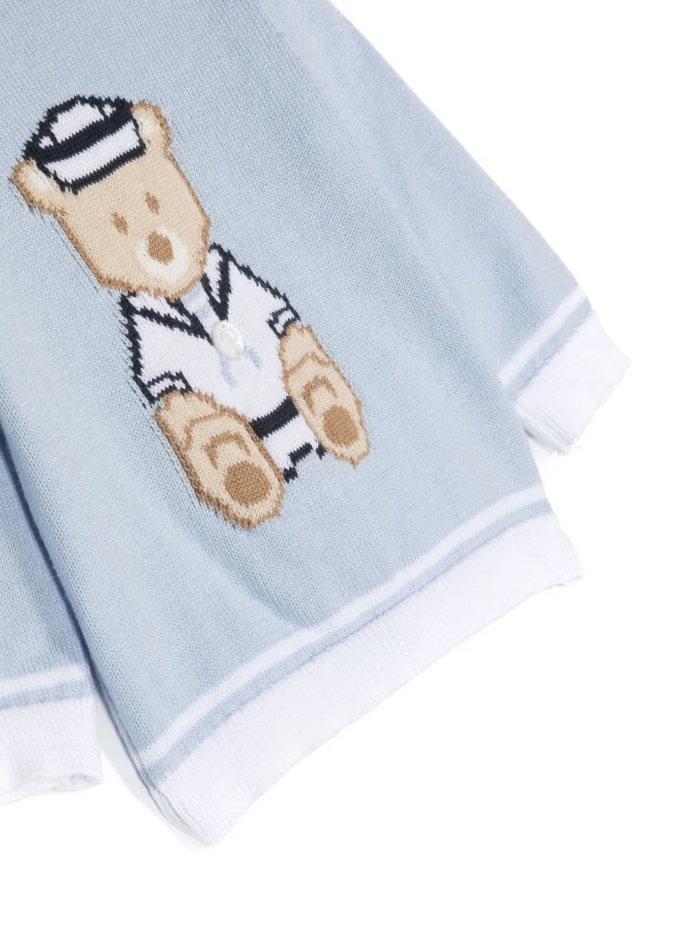 Patachou Trui met teddybeerprint Zwart
