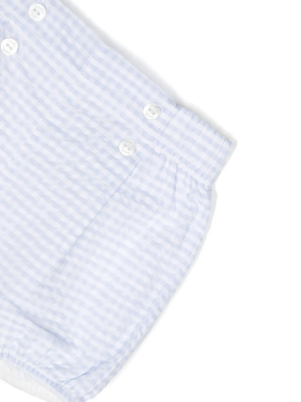 Patachou Shorts met gingham ruit Wit