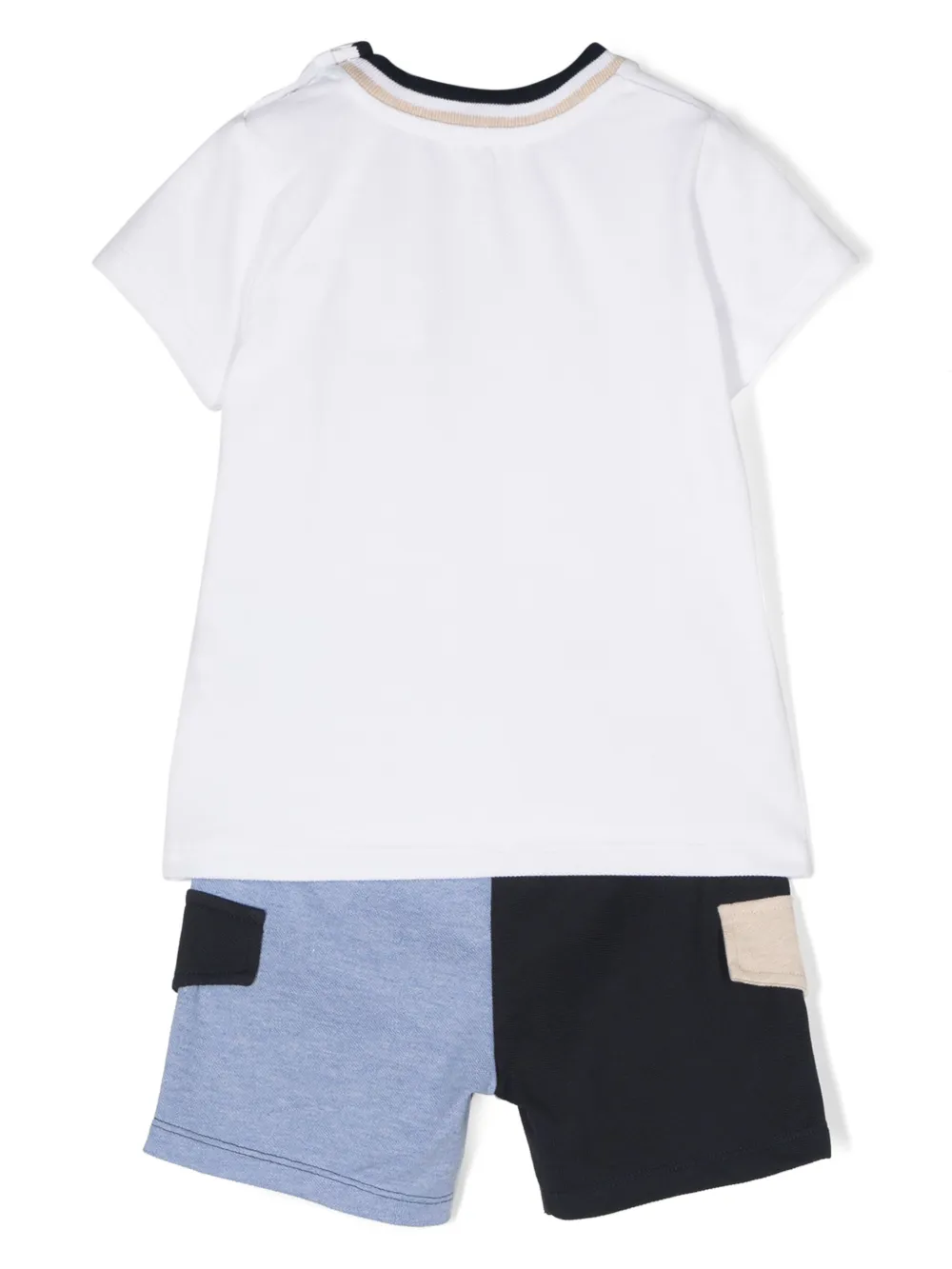 Image 2 of Patachou piqué-weave shorts set