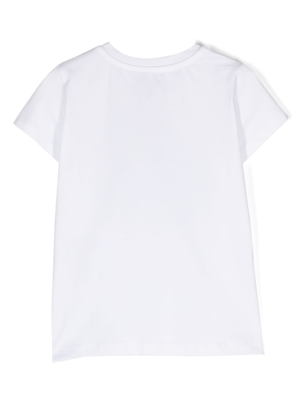 Patachou logo-embroidered T-shirt - White