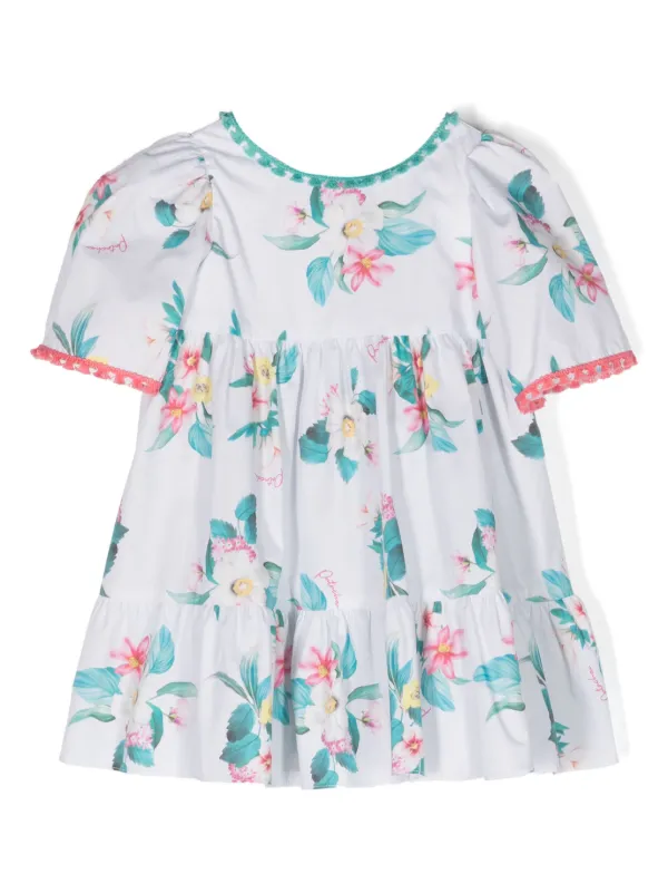 patachou cruise tiered ruffled cotton dress Coast