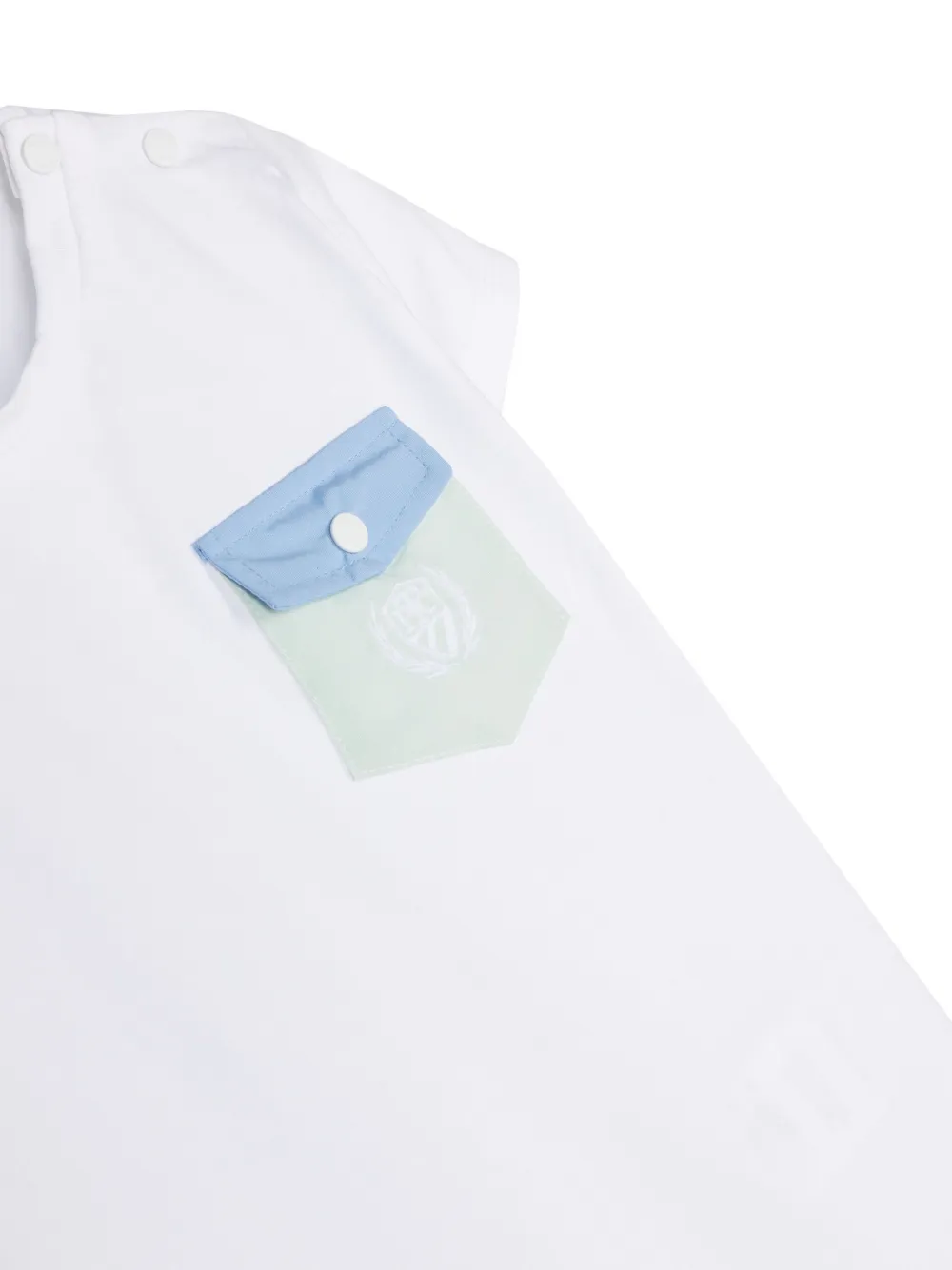 Patachou T-shirt met geborduurd logo Wit