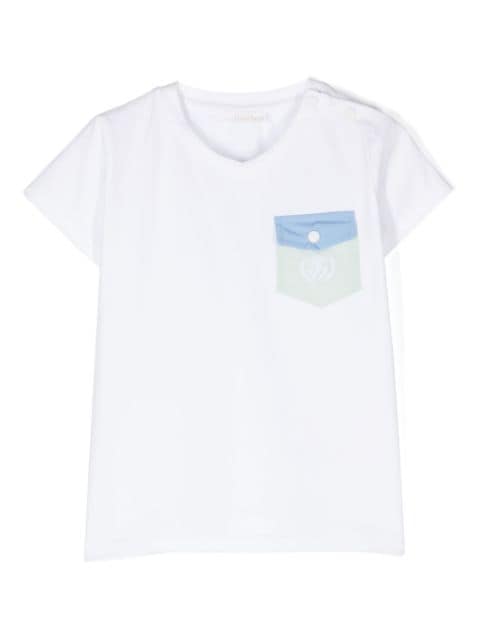 Patachou embroidered-logo T-shirt