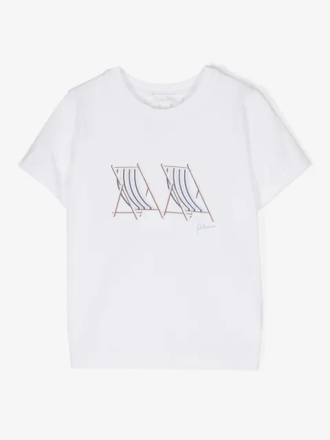 Patachou Camiseta de algodão com estampa gráfica
