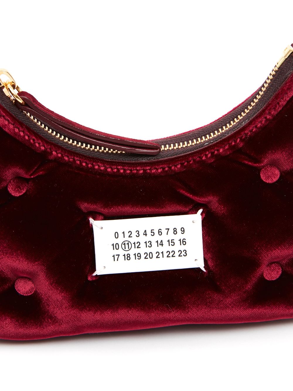 Maison Margiela micro Glam Slam velvet shoulder bag Women