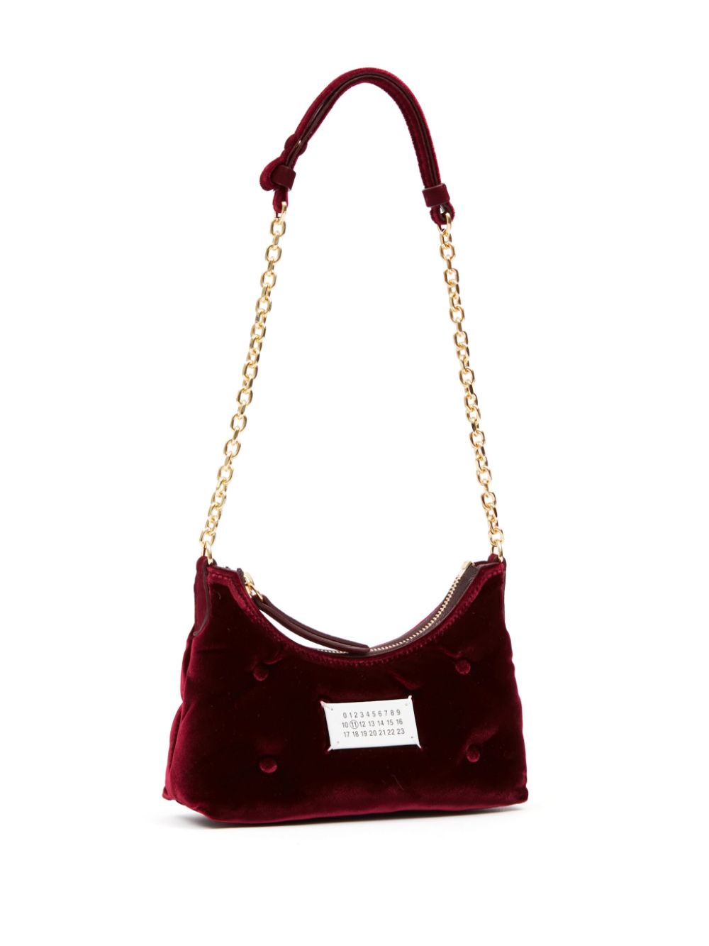 Maison Margiela micro Glam Slam velvet shoulder bag Women